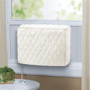 covering a window air conditioner for winter
