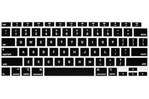 ProElife Ultra Thin Keyboard Cover Skin for 2021-2020 MacBook Air 13 Inch Model A2337 Apple M1 Chip A2179 (U.S Layout) with T