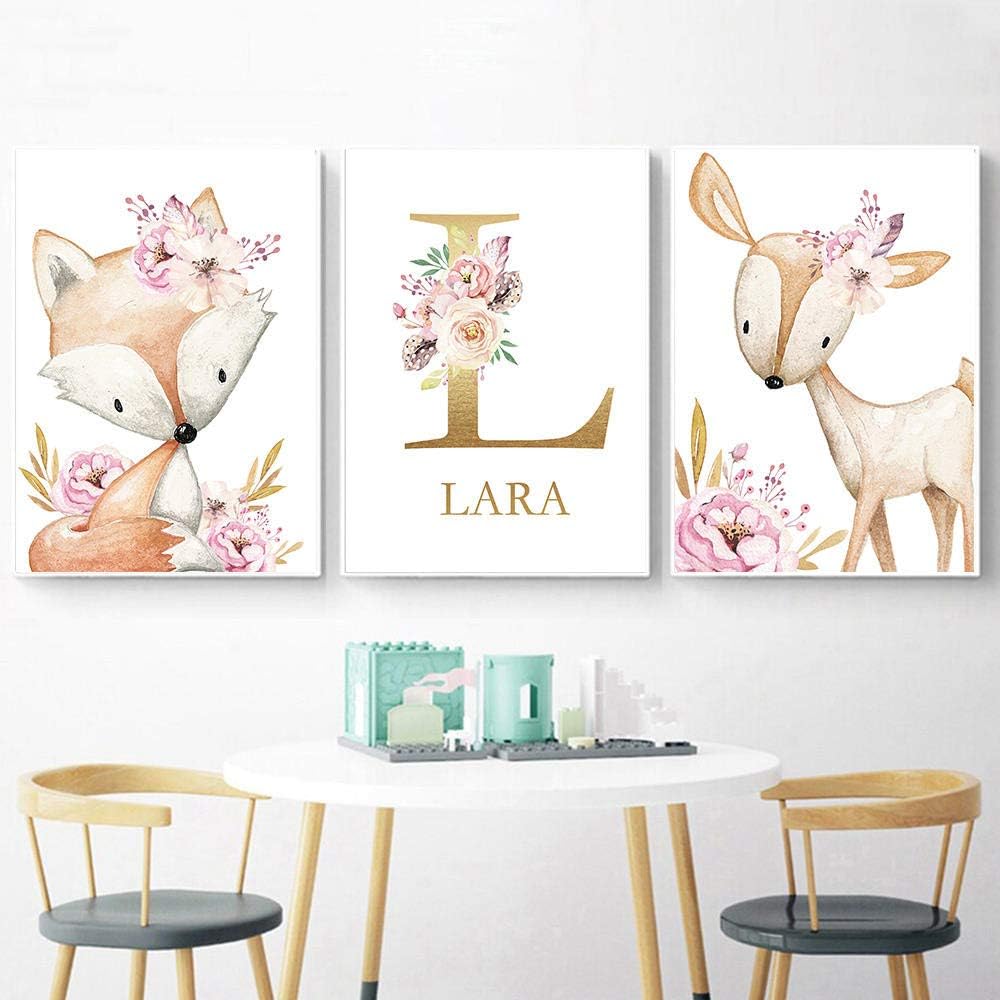 baby girl canvas wall art