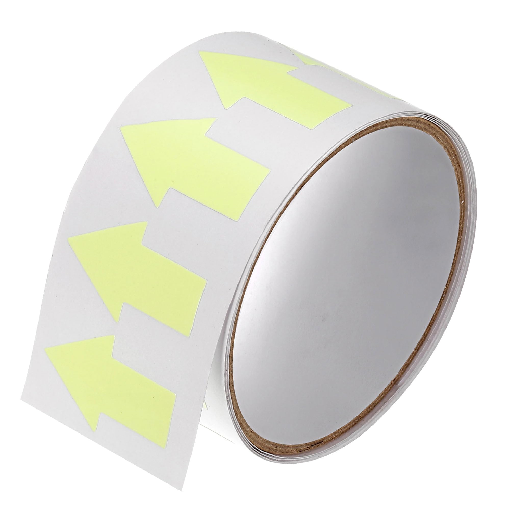 YOKIVE 1 Roll Glow in the Dark Arrow Stickers, Directional Arrow Fluorescent Marking Tapes | Luminous Arrows Great for Stair, Kitchen Steps, Room, Bathroom