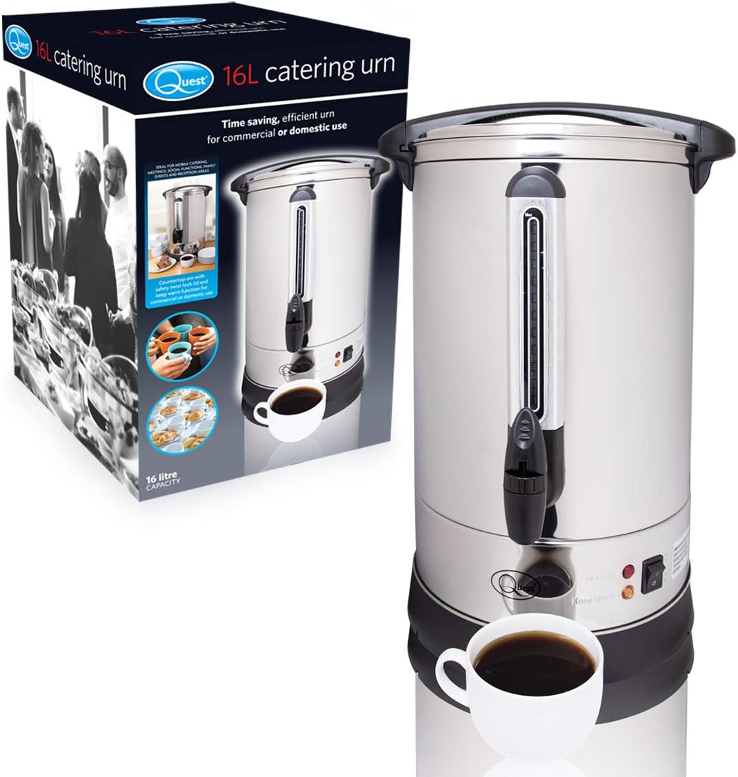 Quest 35520 Catering Hot Water Tea Urn Instant Water Heater, Boiler and