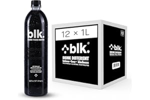 blk. Natural Mineral Alkaline Water, ph8+ Bioavailable Fulvic & Humic Acid Extract, Trace Minerals, Electrolytes, to Hydrate,