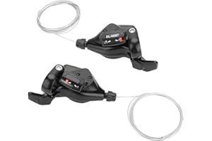 Shimano 8 Speed Shifter 7 Speed Shifter Black Metal 1 Pair Triple Speed Bicycle Gear Shift Derailleur Left Right Shifter (3X8