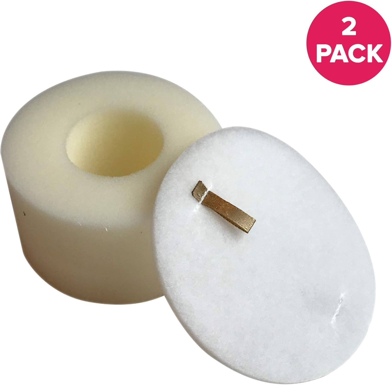 Think Crucial Foam & Felt Filter Replacement Part # XFF680 - Compatible with Shark Rotator Powered Vacuum Models Vac Series NV680 NV681 NV682 NV683- Washable - Bulk Packs (2 Pack)
