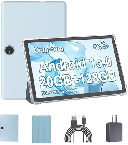 Amazon.com : 11 inch Tablet, 18GB + 128GB, Android 15 Tablet, 1TB