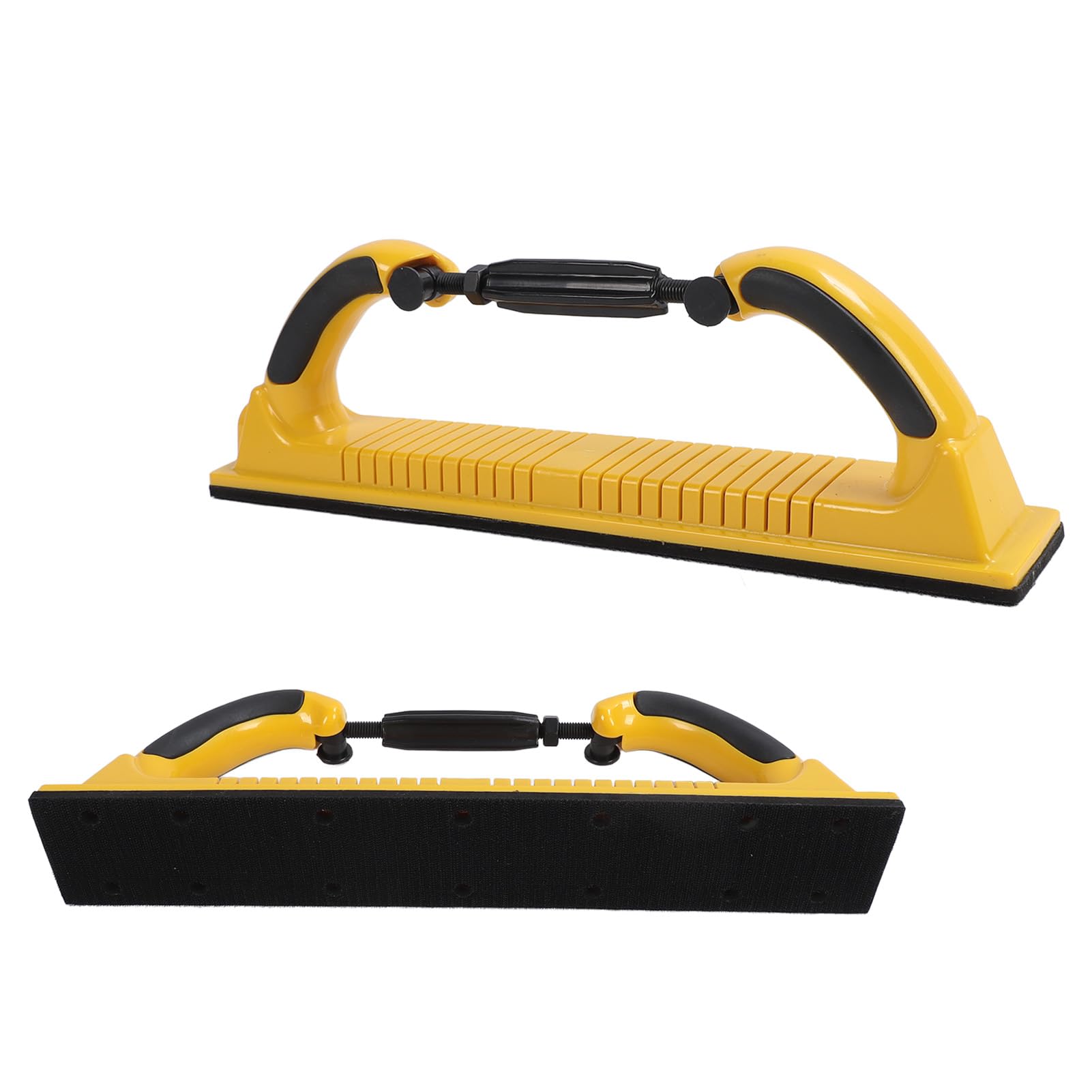 Adjustable Radius Flex Hand Sanding File Block, 2-3/4 X 15-3/4 Longboard Hand Sander Dust Extraction Sanding Block with Backing, Use Continuous Rolls or Sandpaper