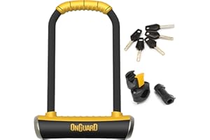 OnGuard 8000 Brute LS U-Lock, 4.37 X 10.24-Inch