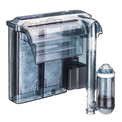 Bestcool Fish Tank Filter, Hang-on Aquarium Filter Waterfall Hanging Filter Degreasing Quiet Fish Filter Filtration System 300 LitreHour Flow Rate for