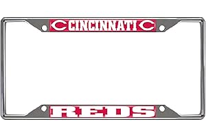 FANMATS MLB Unisex-Adult Chrome Metal License Plate Frame