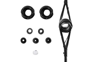 SYWAN 2 PCS Archery Hooded Peep Sight 37/45 Degree Bow Sight Peep Archery Training Accessories Anti-Glare Compound Universal Aluminum Alloy