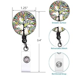 Retractable ID Badge Holder Nurse Badge Reels with