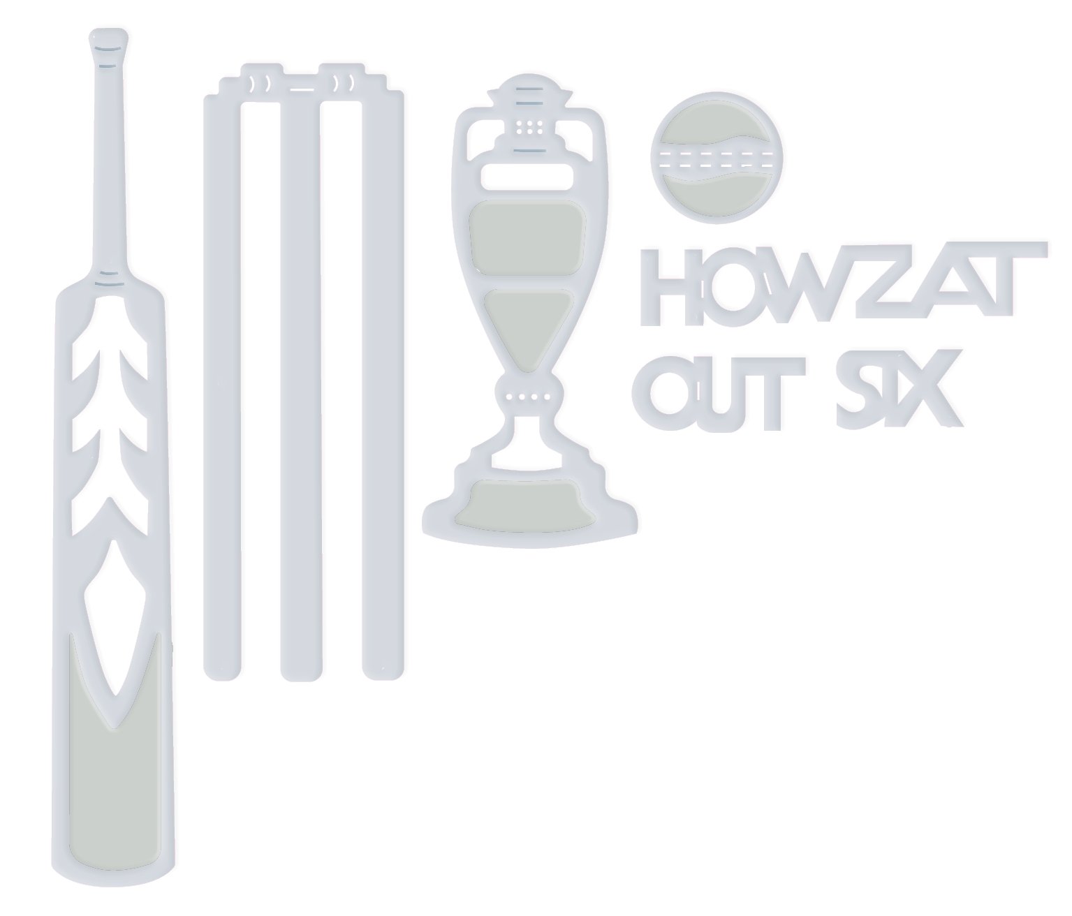 Sweet Dixie SDD271 Cricket Die, Grey, Medium