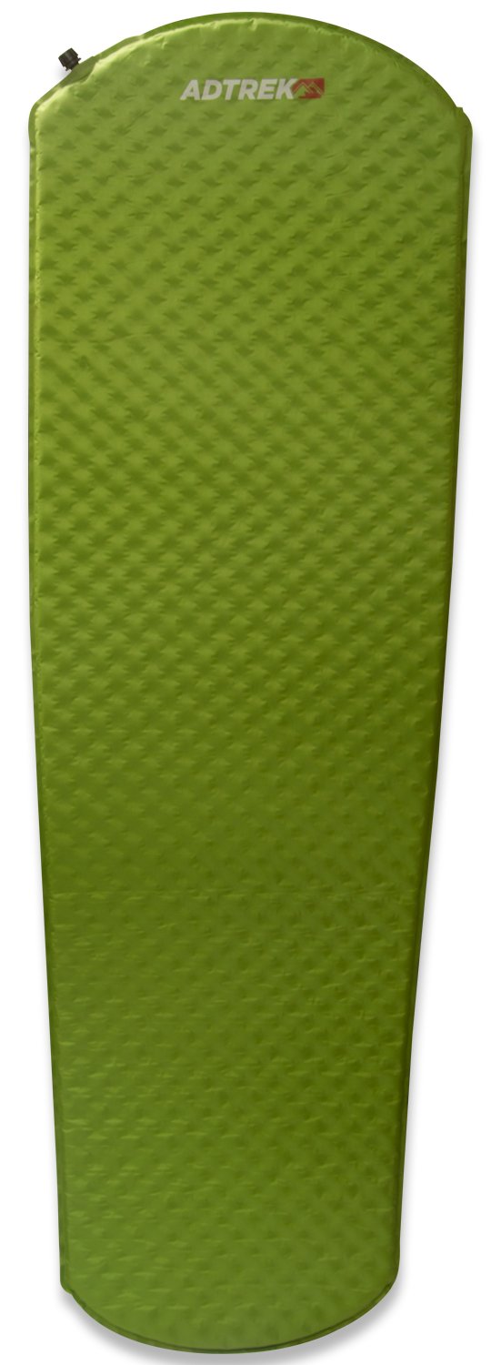 Adtrek Red XL Single Self Inflating Camping Mat Mattress With Pillow 5cm