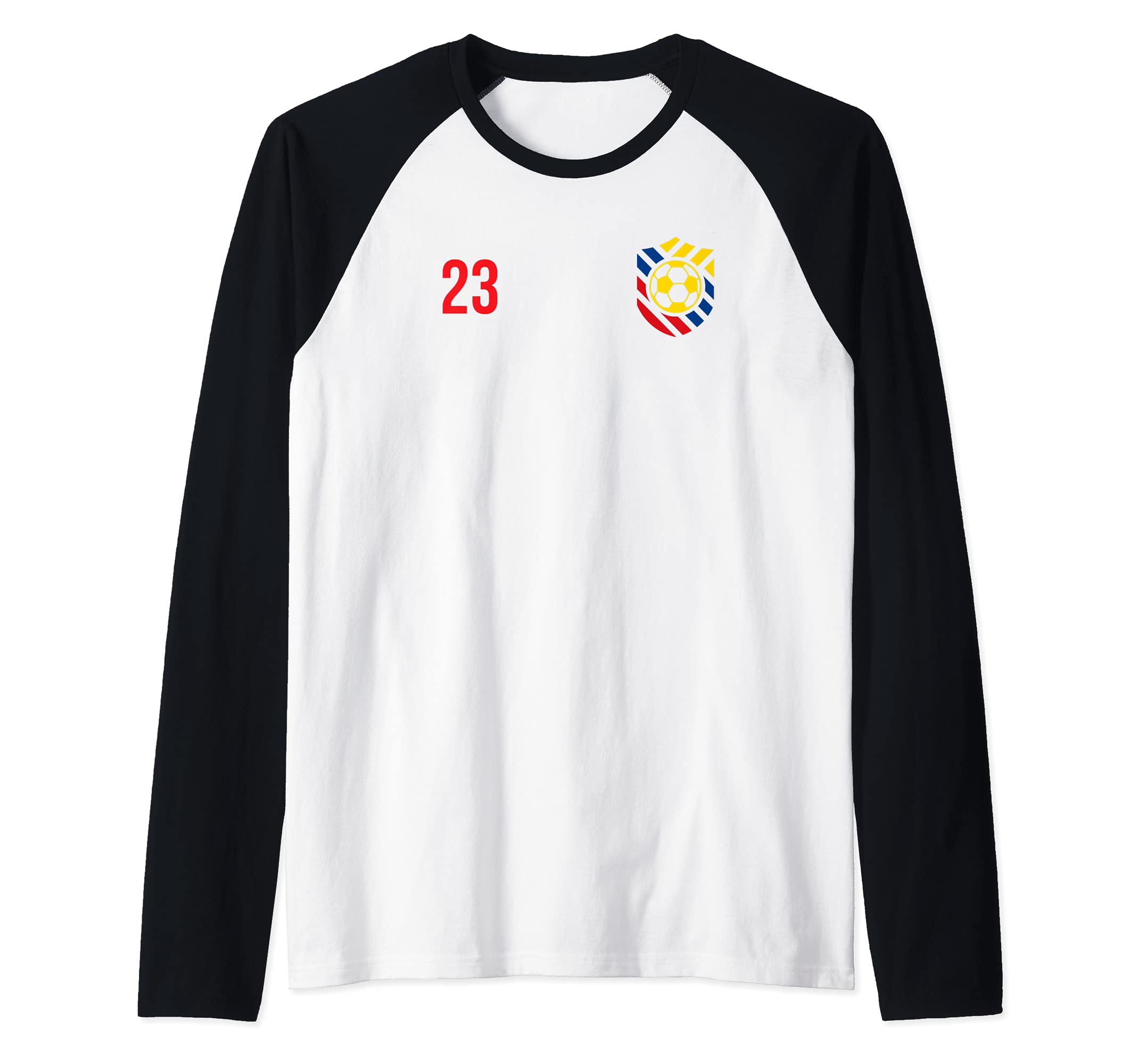 Flag Colombia Raglan Baseball Tee — image 1