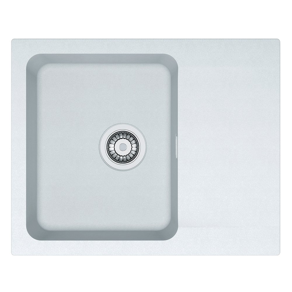 Franke Kitchen Sink Made of Granite (Tectonite) with a Single Bowl Orion OID 611-62-white 114.0286.444, White Polar, 620 x 500 Month