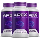 (3 Pack) Apex Neuro, Official ApexNeuro Pills for Wellness (180 Capsules) | Convenient Daily Wellness Formula With Premium Ingredients