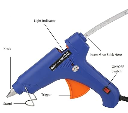 REYTAIL 80W Heavyduty Hot Melt Glue Gun With 50 Sticks