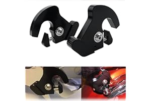 TCMI Detachable Rotary Mounting Sissy Bar Luggage Rack Latch Clips Kit Fits for Harley Davidson Sportster Touring Street Glide Road King Electra Glide 1986-2024