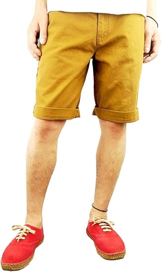 Amazon Bailunhk 綿 ショートパンツ メンズ キャメル 並行輸入品 ショートパンツ 通販
