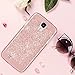 Galaxy S4 Case, Samsung Galaxy S4 Case, BENTOBEN Shockproof Glitter Luxury Shiny Bling Hard PC Case Slim Fit Sparkly Protective Phone Case Cover for Samsung Galaxy S4 for Girls & Women, Rose Gold