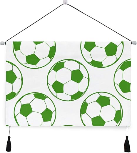 Amazon Co Jp Niesikkla タペストリー サッカーボールのシームレスな背景サッカーパターン 壁掛け おしゃれ インテリア モダン ポスター 絵画などに適用 ウォールアート モダン 装飾アート 多機能 個性プレゼント ホーム キッチン
