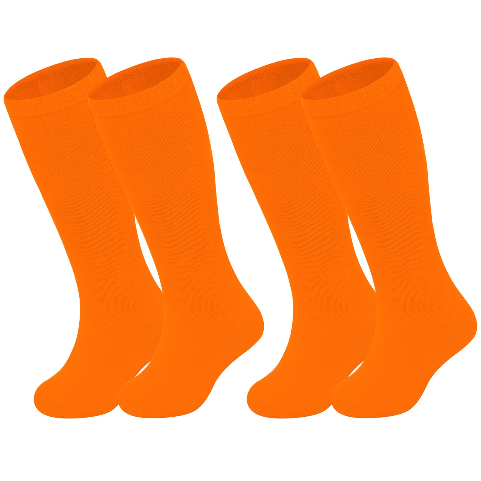 Photo 1 of Toddler Baseball Socks Kids Baseball Socks Orange Knee High Socks for Toddler Girls Soccer Socks Toddler Soccer Socks 3T