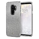 Ciel by CYRILL [Colette Collection] Galaxy S9 Plus Case with Sparkle Bling Pattern and Clear Hybrid Drop Protection for Samsung Galaxy S9 Plus (2018) - Silver Glitter