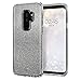 Ciel by CYRILL [Colette Collection] Galaxy S9 Plus Case with Sparkle Bling Pattern and Clear Hybrid Drop Protection for Samsung Galaxy S9 Plus (2018) - Silver Glitter