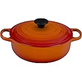 Le Creuset Enameled Cast Iron Signature Sauteuse Oven, 3.5 qt., Flame