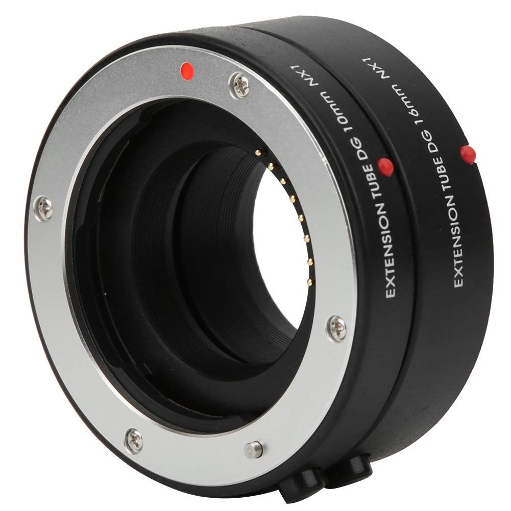 Topiky Macro Lens Adapter,Photography Auto Focus Macro Extension Tube Adapter Ring with Electronic Contact for Samsung NX Mount Camera(10mm+16mm)