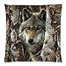 Art Wolfs Soft Zippered Polyester Pillowcase Pillow Case Cover 18 X 18 Inches
