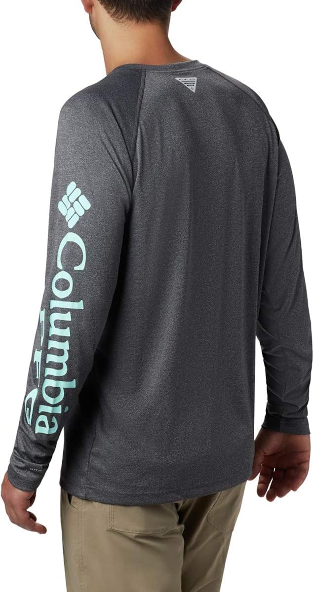 Columbia Mens PFG Terminal Tackle Heather Long Sleeve Shirt : Clothing