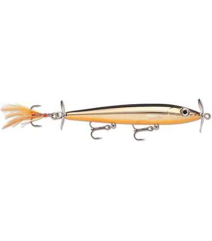 Amazon.com : Rapala X-Rap Prop 11 Black Chrome Orange : Sports