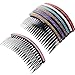 Pangda 7 Pieces Hair Comb 20 Teeth Rhinestone Comb Pin Clip Bridal Hair Combs Accessory for Women Girls, Assorted Colors