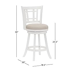 Hillsdale Fairfox Swivel Stool with Rectangular