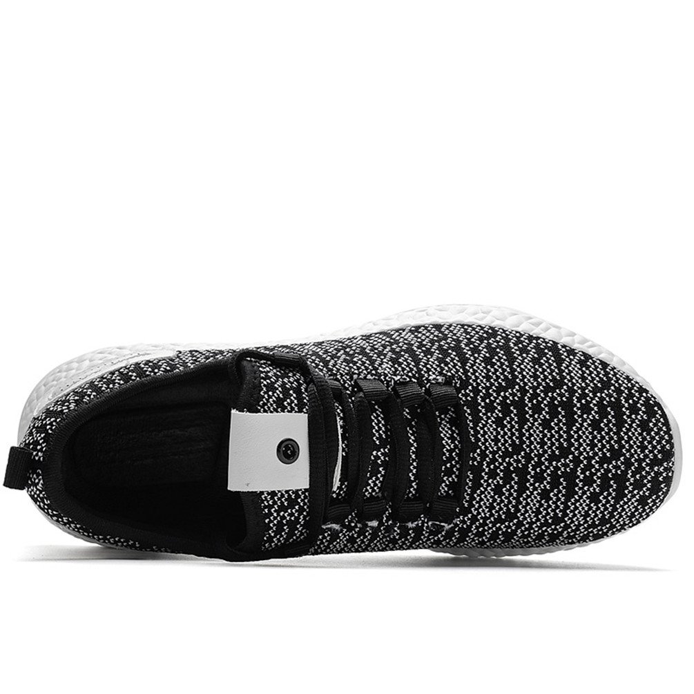 Sherry Love Women Sports Sneakers Running Shoes With Lightweight Breathable Comfortable and Soft Function-Black and White-41 EU