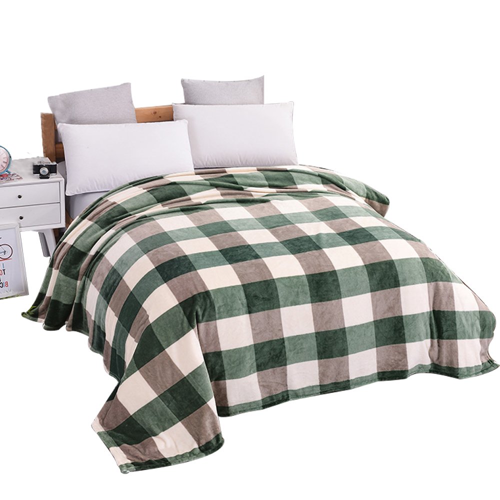 MYLUNE HOME Classic Polyester Blanket Throws Quilt for Bedroom Living Rooms Sofa Full/Queen/King Size