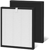 AP380 Replacement Filter Compatible with AP380 Air Cleaner Purifier | 2 Stages H13 HEPA Filter and Activated Carbon Filter, 2Pcs 1 Set