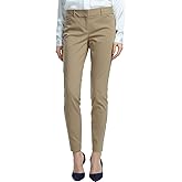 SATINATO Women's Straight Pants Stretch Slim Skinny Solid Trousers Casual Business Office