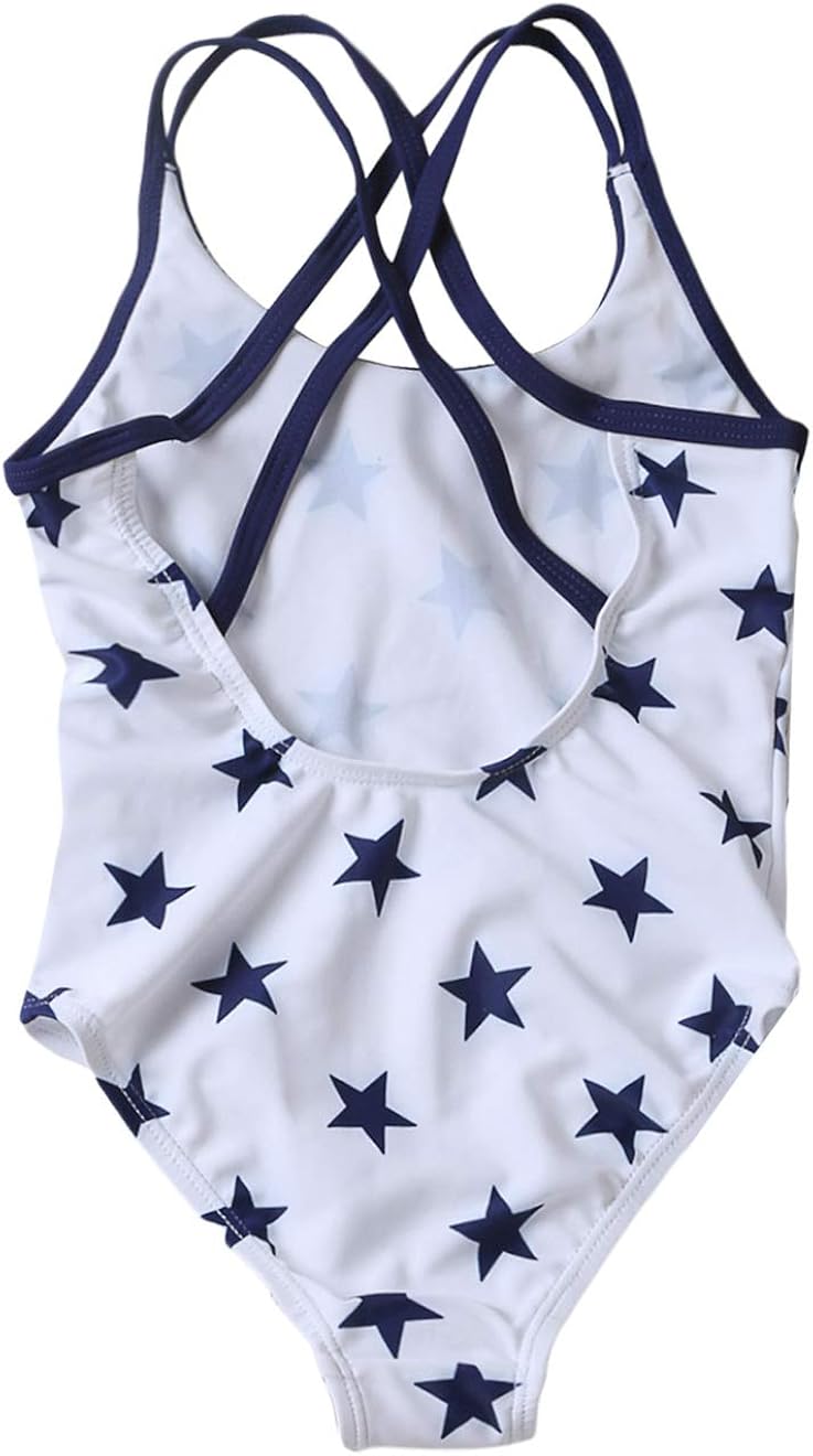 Order Now Lowest Prices Parici Little Girls One Piece Swimsuit Star Print Navy Swimwear Tankini Size 4 8y Clothing A Lot Of Surprises Zs Procha Cz