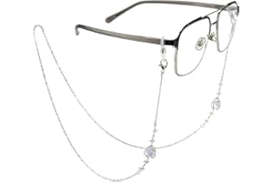 shionreiy Stylish Women's Glasses Chain - Eyeglass & Sunglasses Chains Holder for Around Neck, Eyewear Retainer Strap