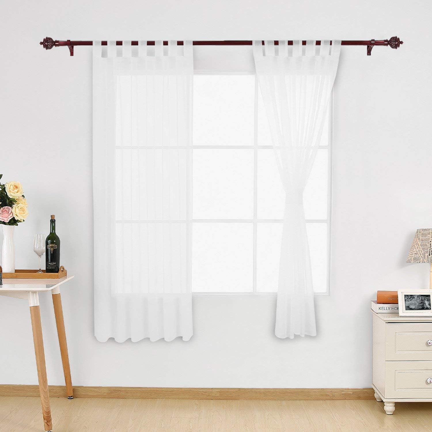 vorhang wohnzimmer weiß