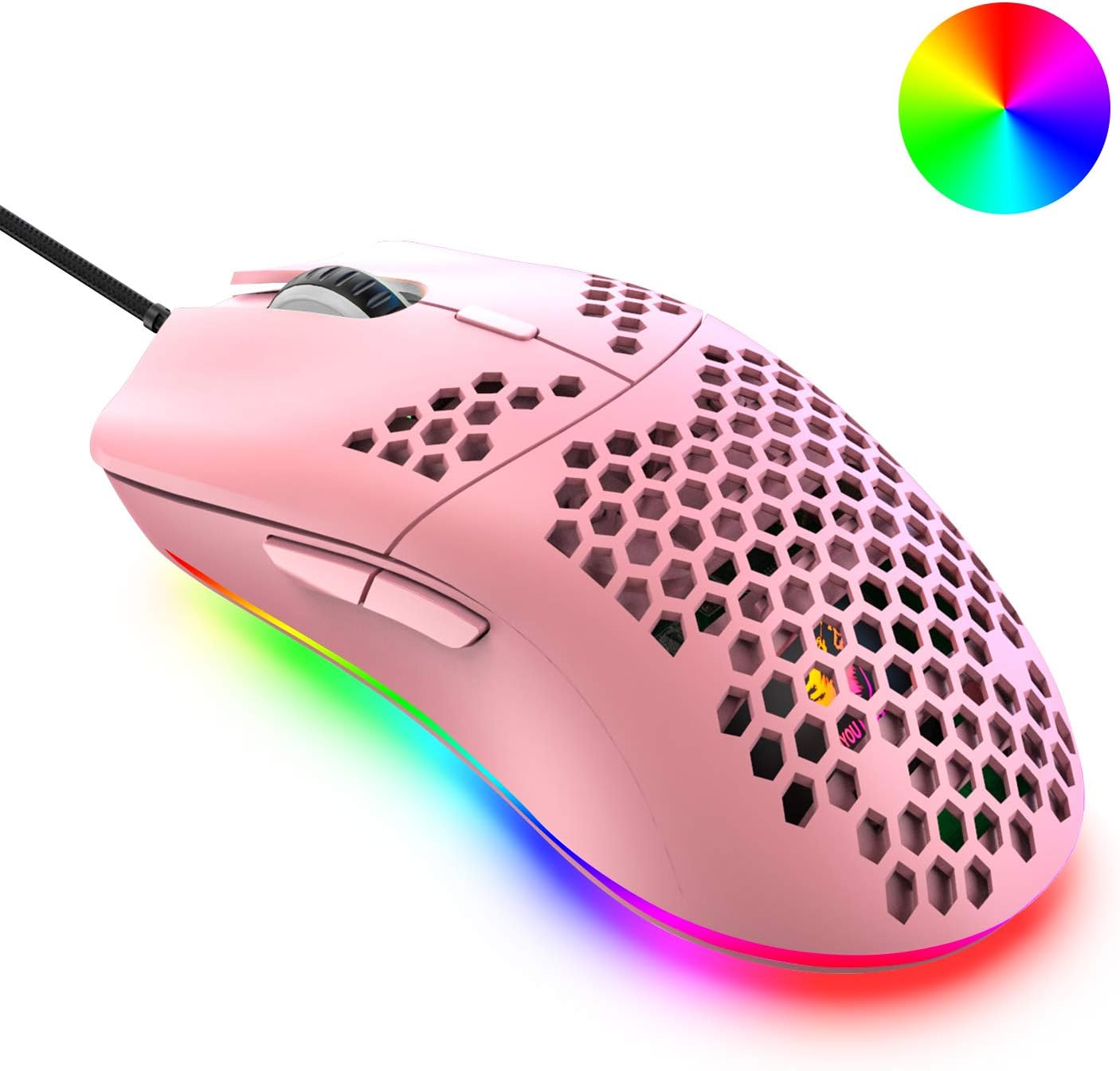 Lightweight Gaming Mouse,26 Kinds RGB Backlit Amazon.co.uk Electronics