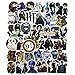 Movie Cartoon Laptop Stickers 50Pcs Pack, Teen Water Bottle Travel Case Computer Wall Skateboard Motorcycle Phone Bicycle Luggage Guitar Bike Stickers Decal