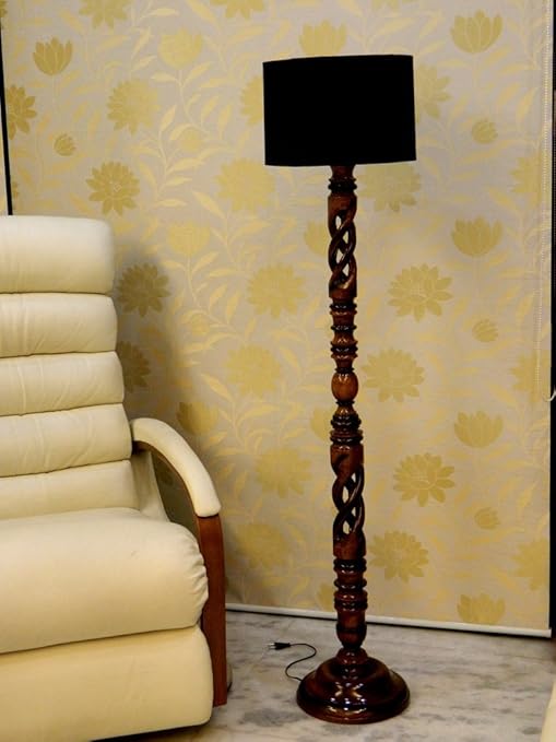 Tu Casa LG-861 220-Watt Floor Lamp (Black)