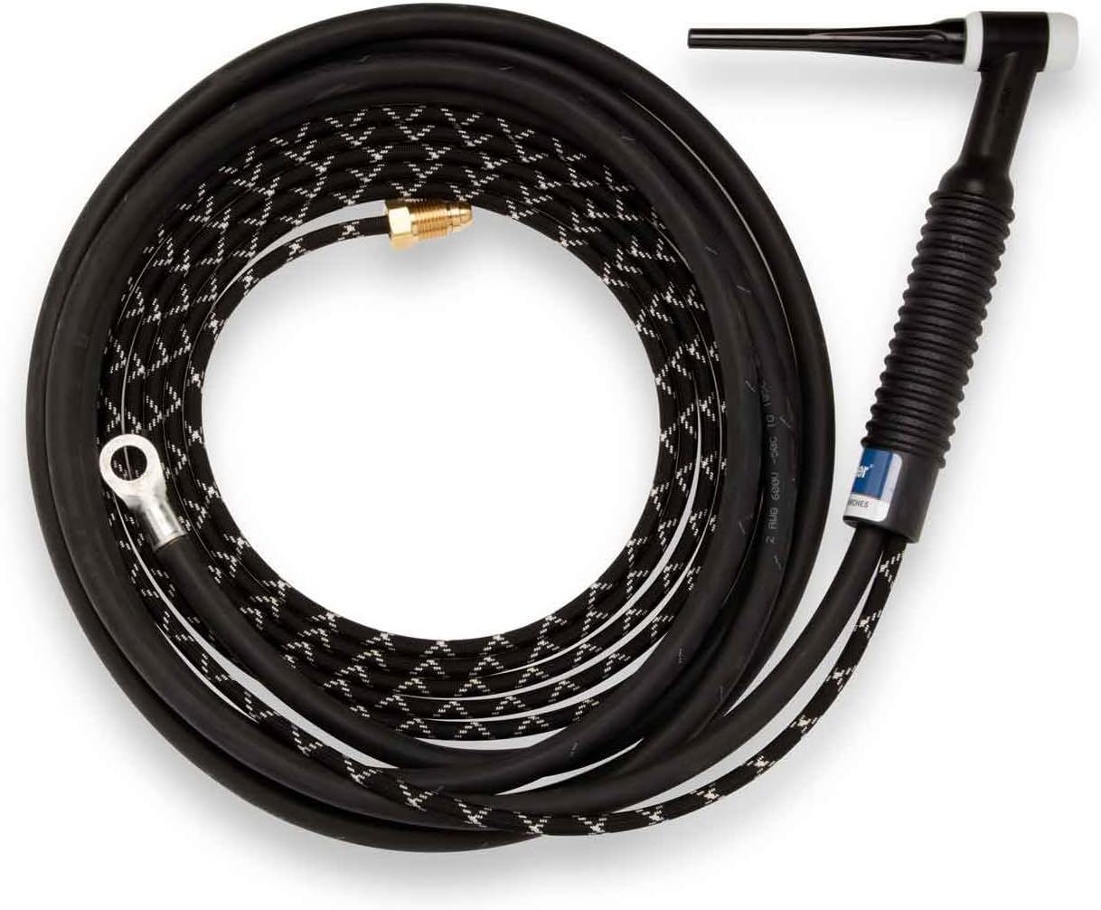 WELDCRAFT, WP-26-12-2, Torch PKG AIR Cooled 200A 12.5 FT 2 PC. R CBL