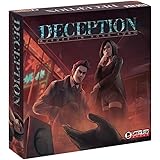 Grey Fox Games Deception: Murder in Hong Kong Board Game, Fast Pace Murder Mystery, 20 min, 4-12 Players, Age 14+ ...Who Amon