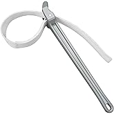 MAXPOWER Strap Wrench, 18-inch Handle Adjustable Strap Wrench, Nylon Strap Pipe Wrench for Replacing Oil Filter, Water Filter