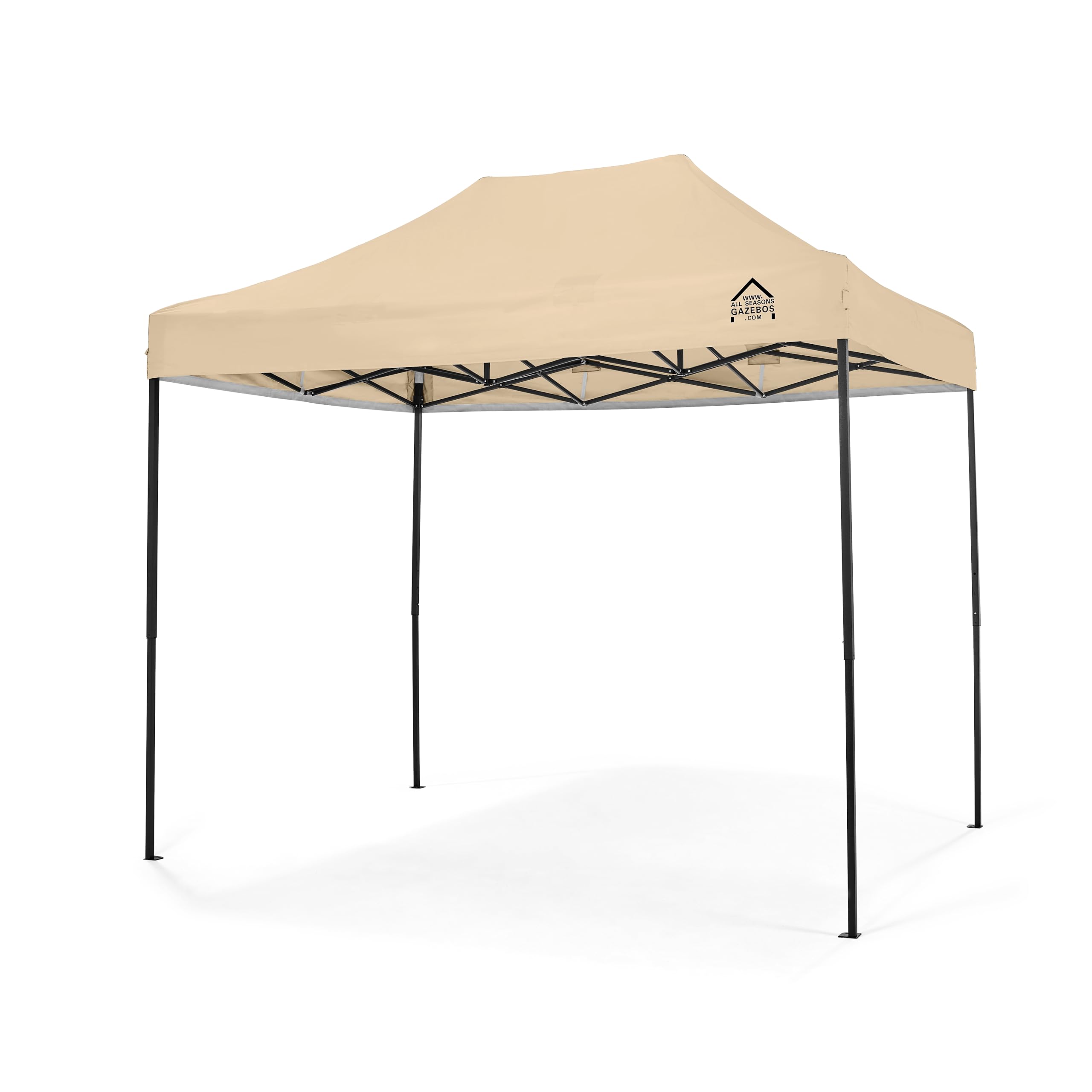 All Seasons Gazebos 3x2m Heavy Duty Fully Waterproof Pop up Gazebo With Accessory Pack - Beige