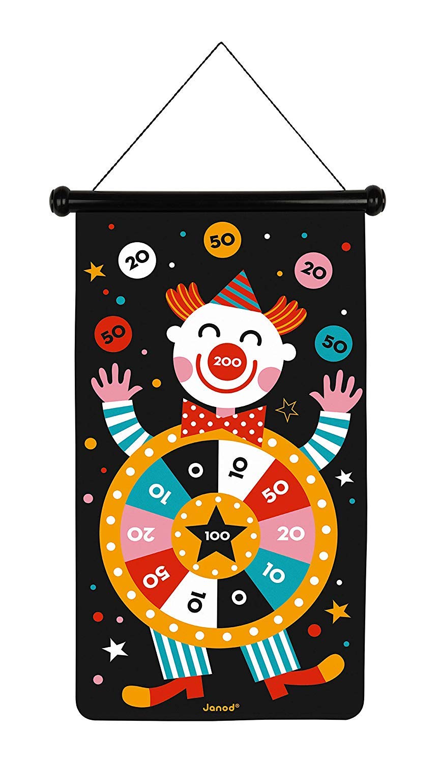 Janod J02074 Magnetic Dart Game, Circus — image 1